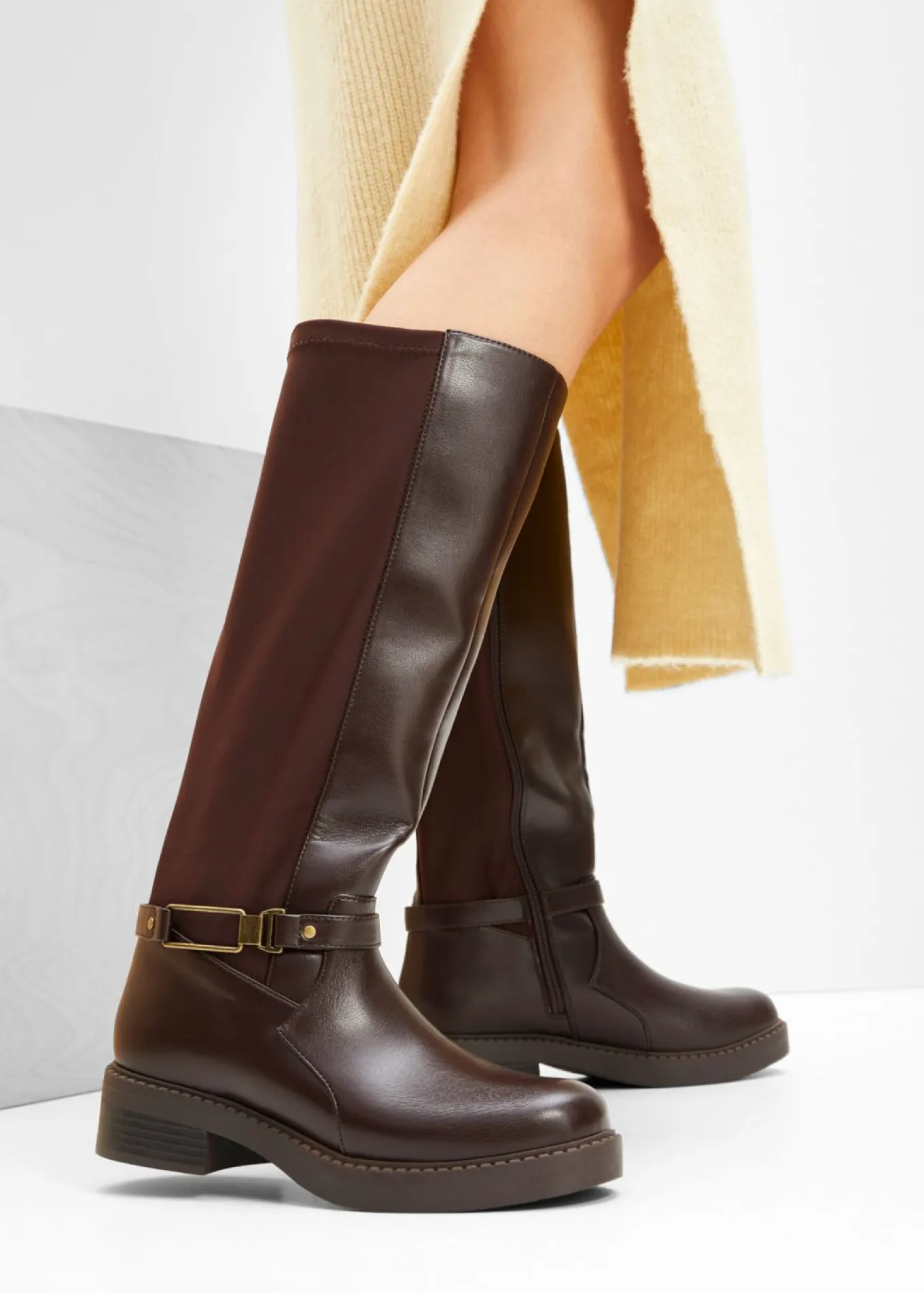 Botines de caña ancha