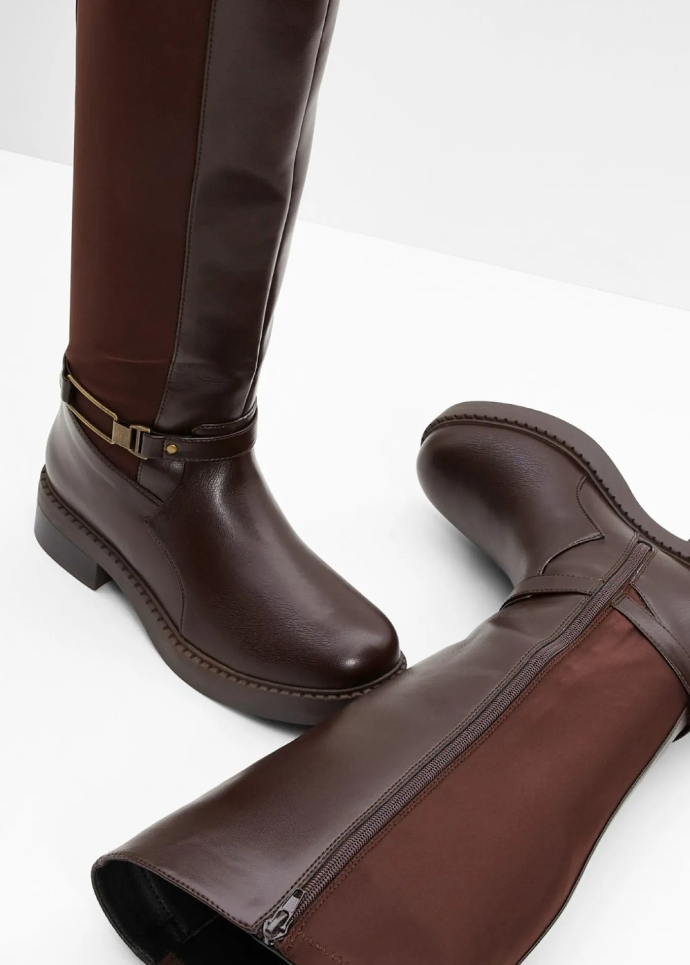 Botines de caña ancha