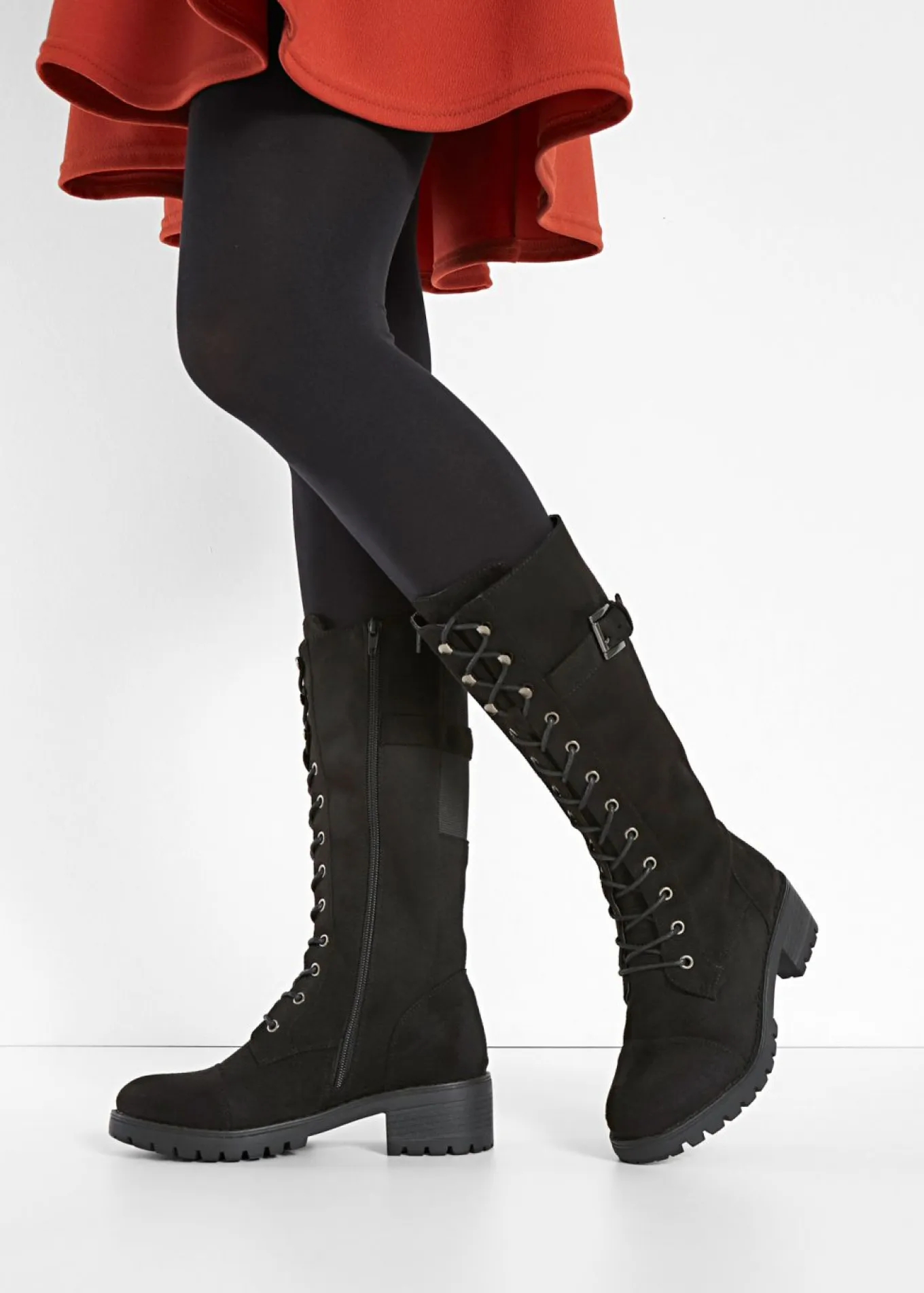 Botines de cordones