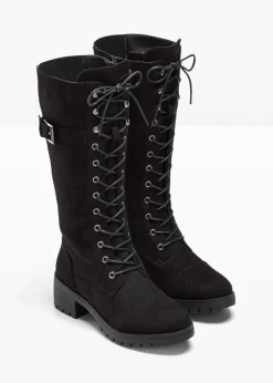 Botines de cordones