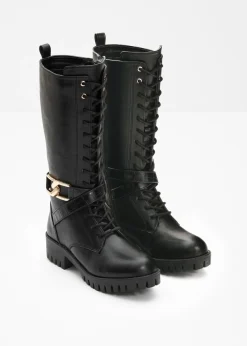Botines de cordones