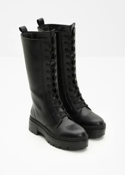 Botines de cordones