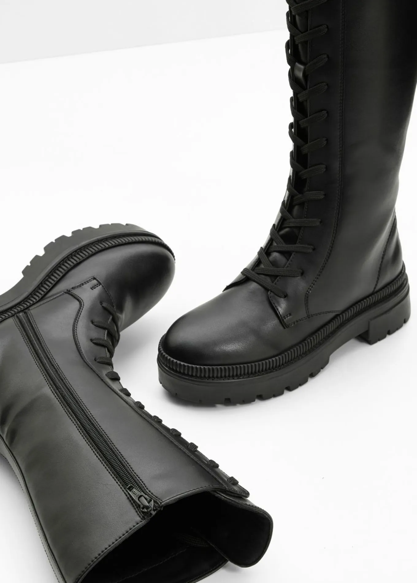 Botines de cordones