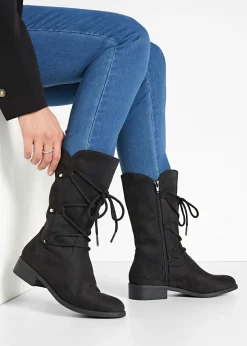 Botines de cordones