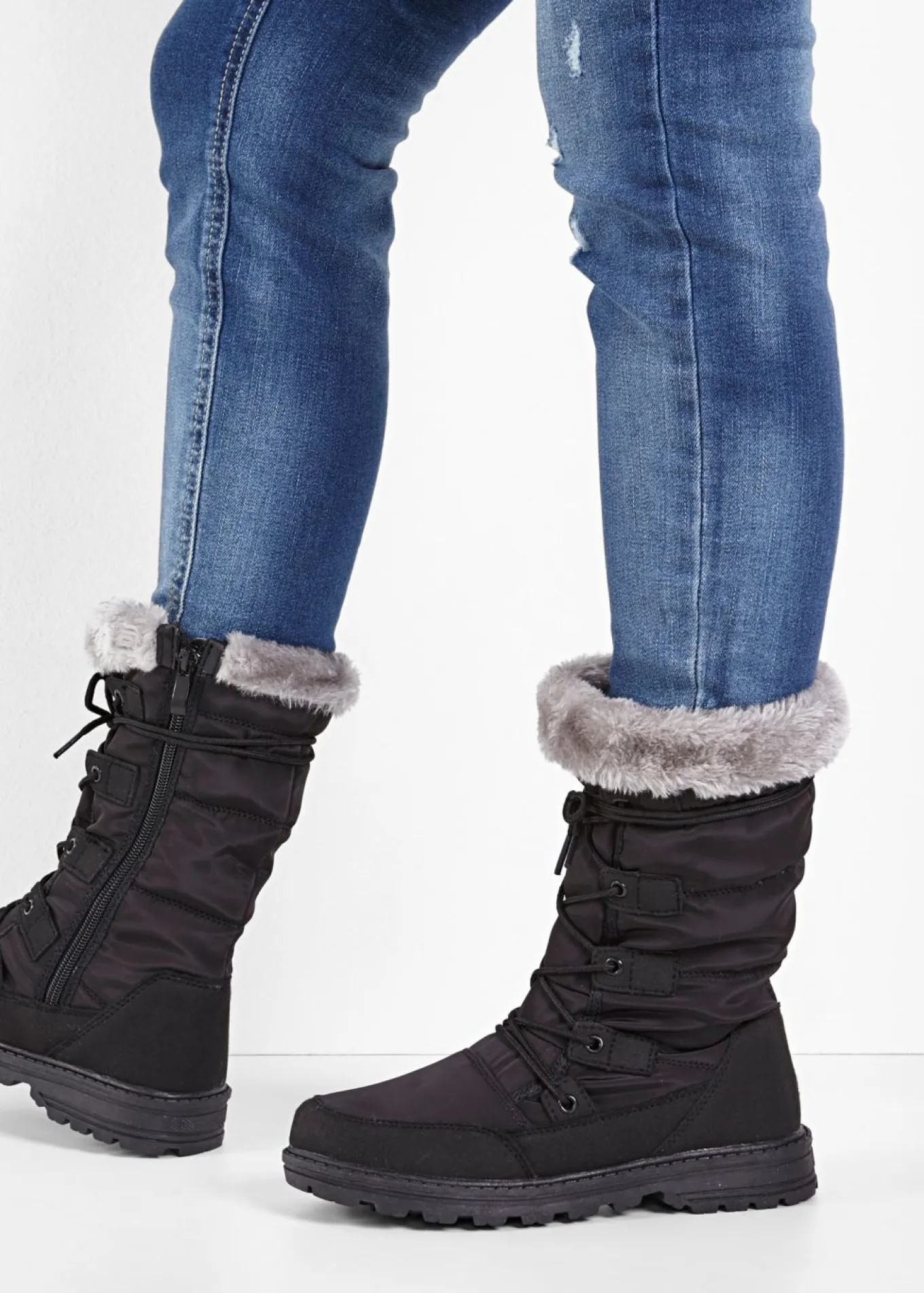 Botines de cordones