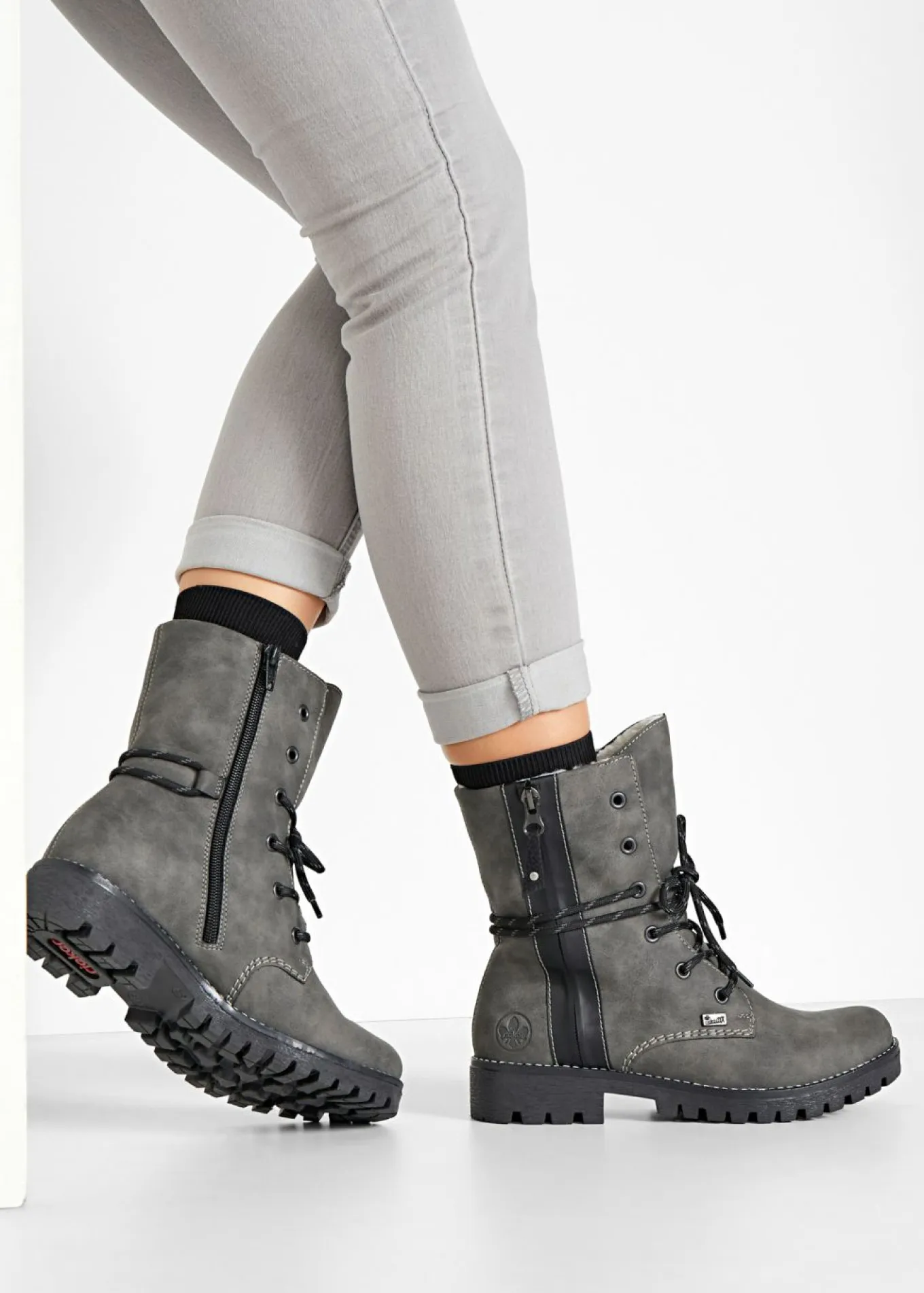Botines de cordones de Rieker