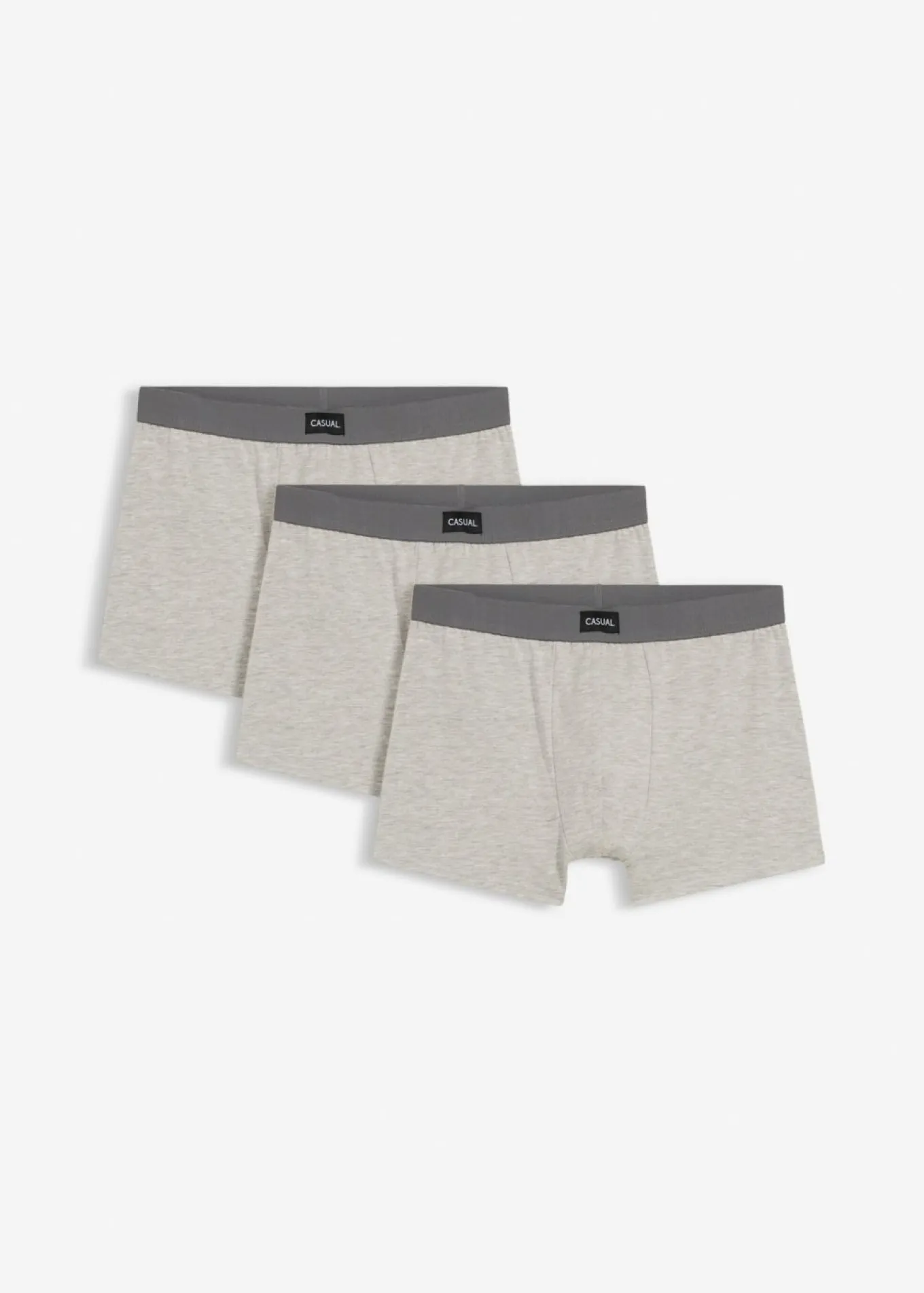 Boxers ajustados de algodón (3 unidades)