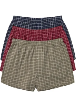 Boxers holgado de punto de algodón (3 unidades)