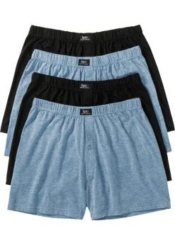 Boxers holgados de punto con algodón suave (4 unidades)