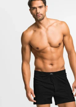 Boxers holgados de punto con algodón suave (4 unidades)