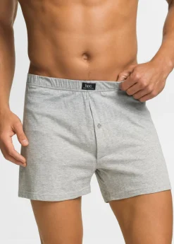 Boxers holgados de punto con algodón suave (4 unidades)
