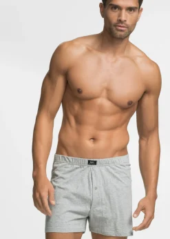 Boxers holgados de punto con algodón suave (4 unidades)