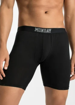Boxers largos ajustados con algodón (7 unidades)
