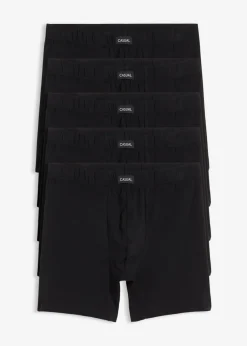 Boxers midi ajustados con algodón (5 unidades)