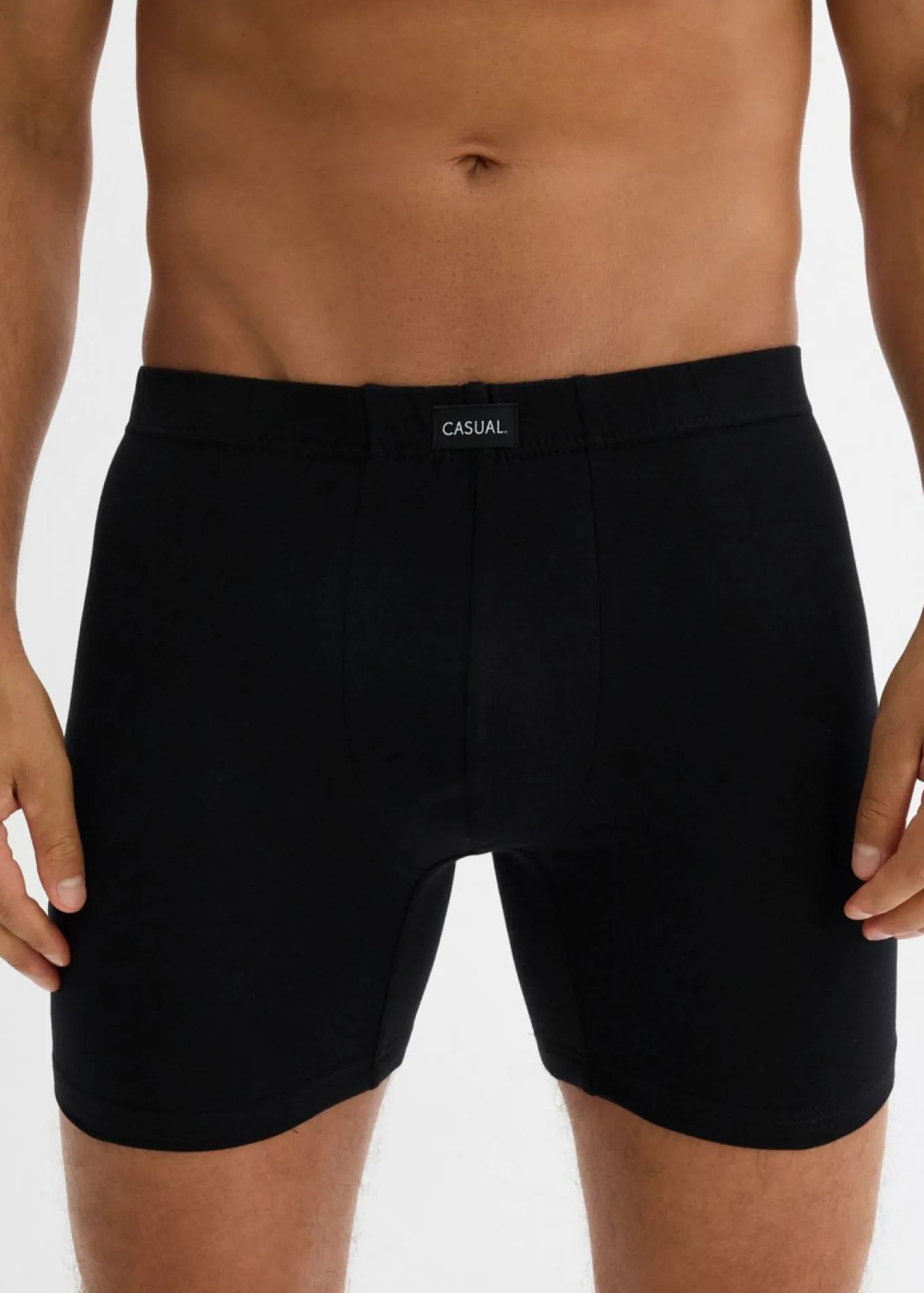 Boxers midi ajustados con algodón (5 unidades)