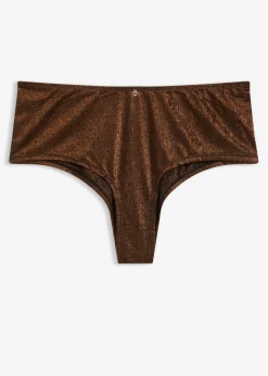 Bragas brasileñas de material brillante