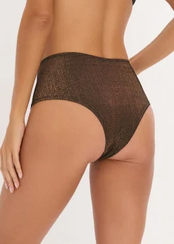 Bragas brasileñas de material brillante