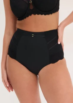 Braguita con encaje y efecto moldeador medio