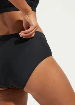 Braguita de bikini de tiro alto con ligero efecto moldeador