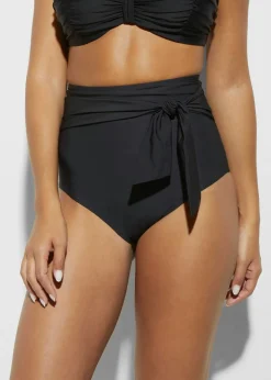 Braguita de bikini highwaist con gran efecto moldeador y cordón