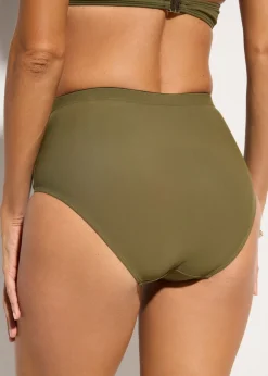 Braguita de bikini highwaist con ligero efecto moldeador y fruncido