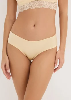 Braguita hipster + tanga con encaje suave (2 piezas)