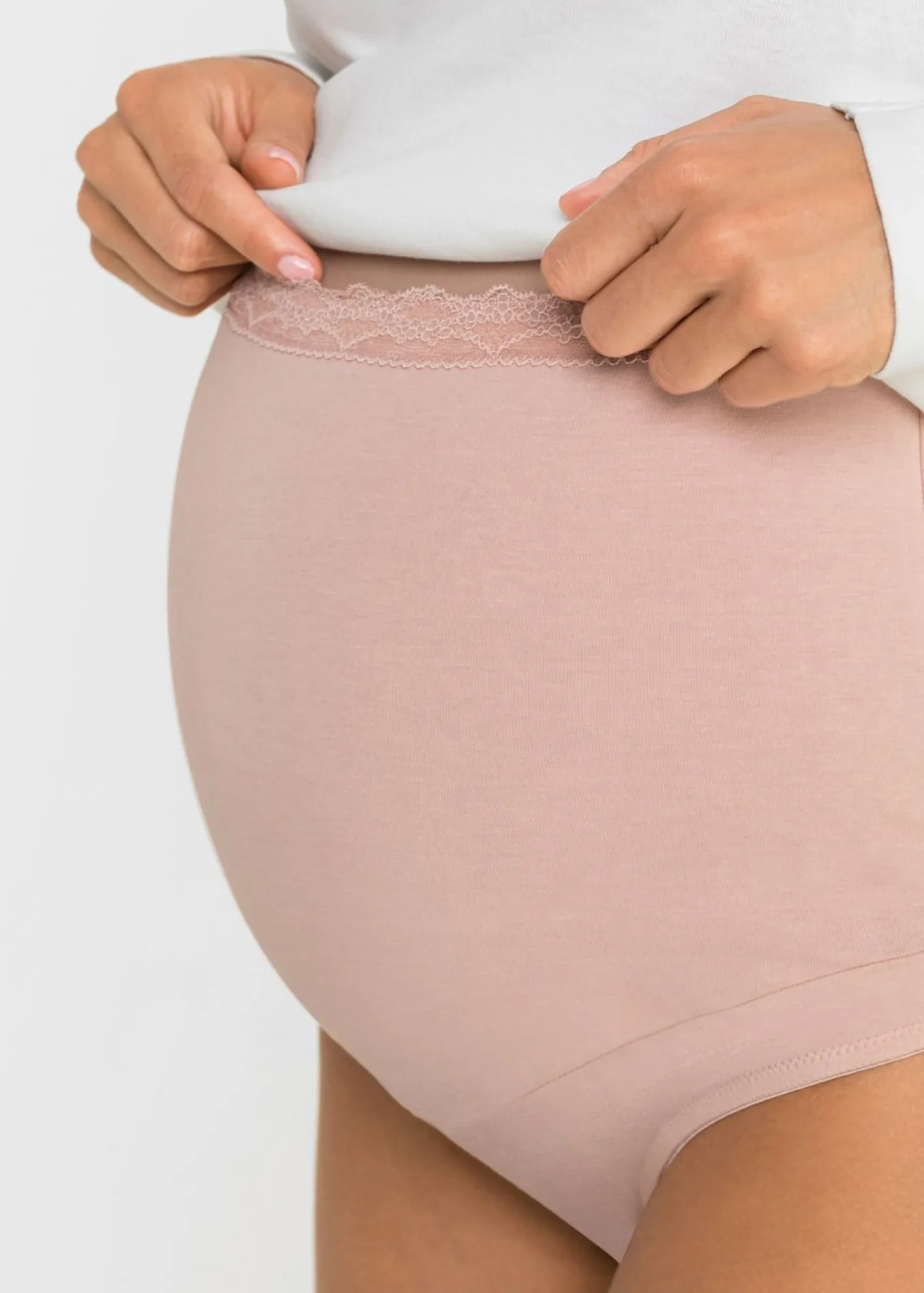 Braguita premamá de algodón orgánico (2 unidades)