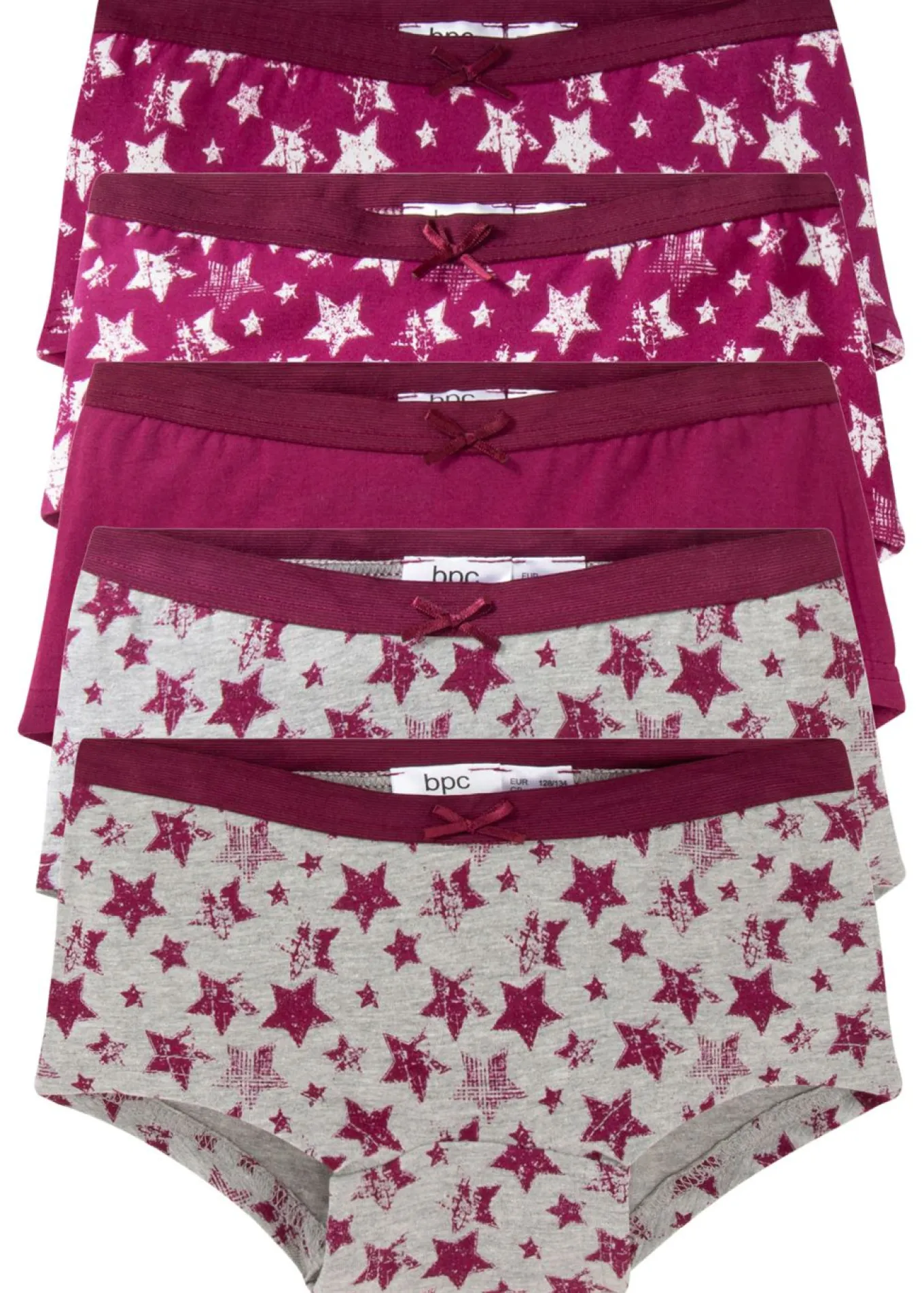 Braguitas para niñas (5 unidades)