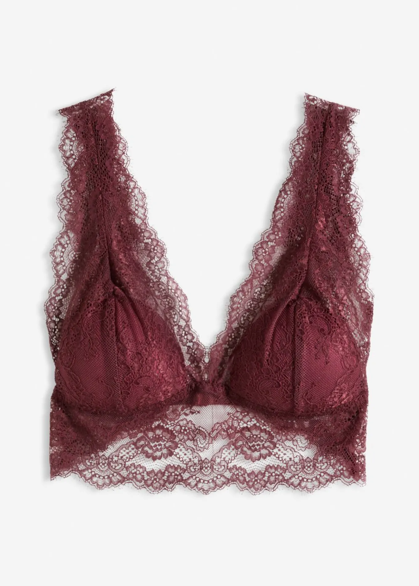 Bralette de encaje delicado