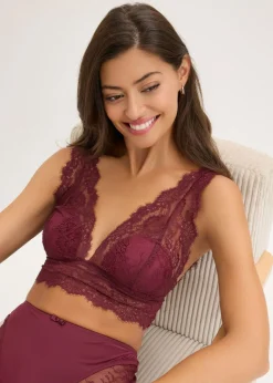 Bralette de encaje delicado