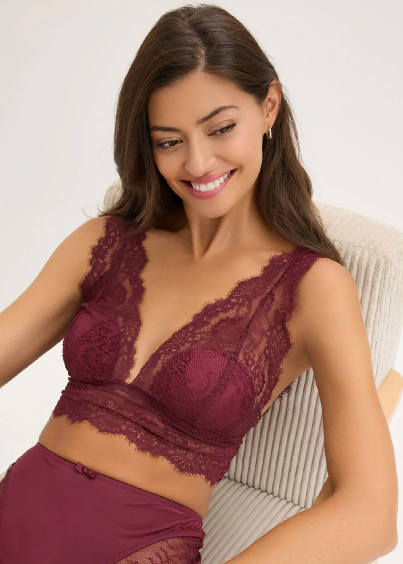 Bralette de encaje delicado