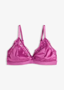 Bralette de material brillante