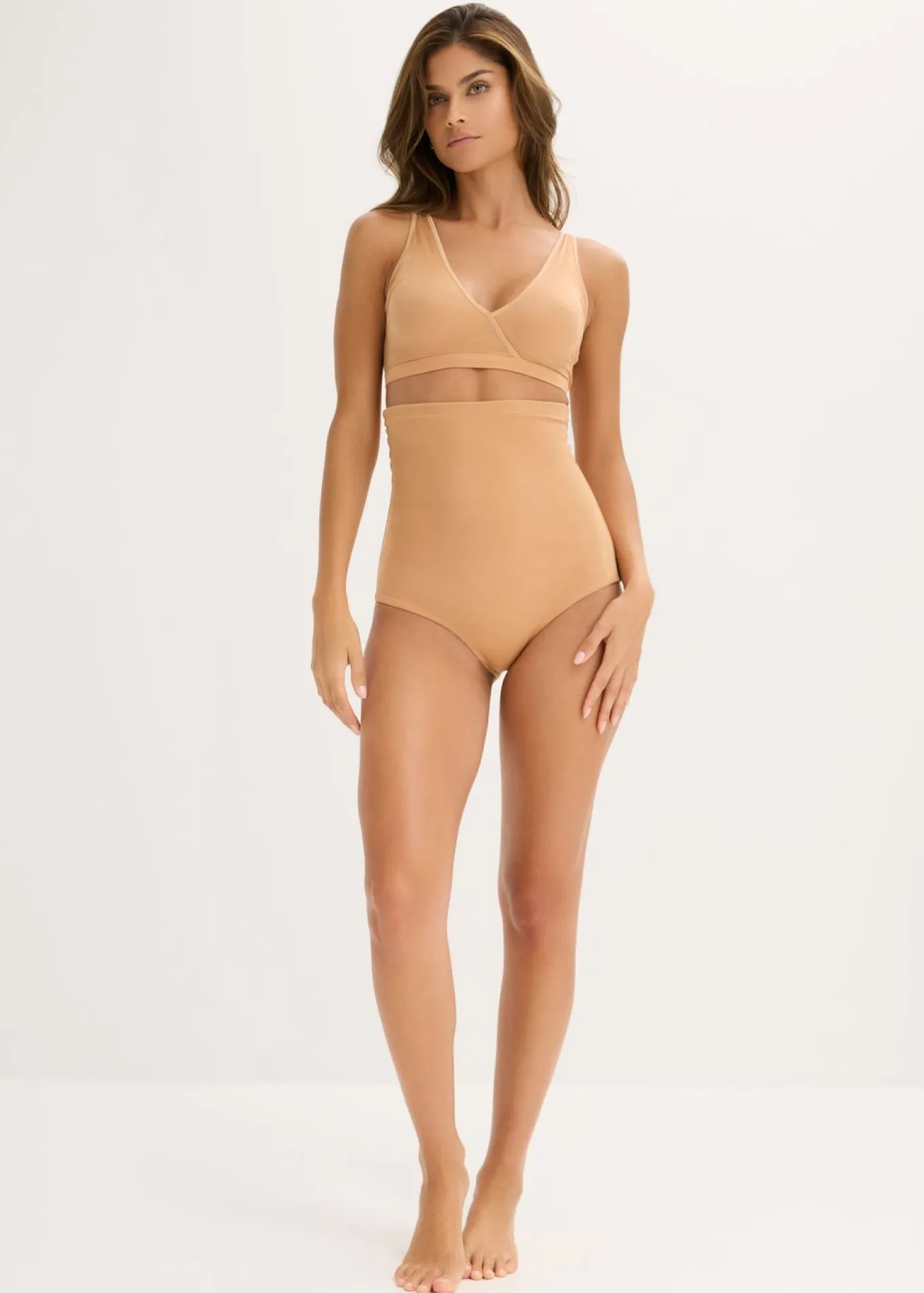 Bralette de material brillante