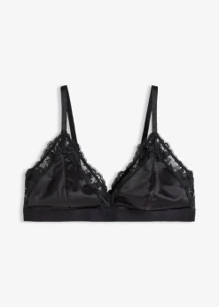 Bralette de material brillante