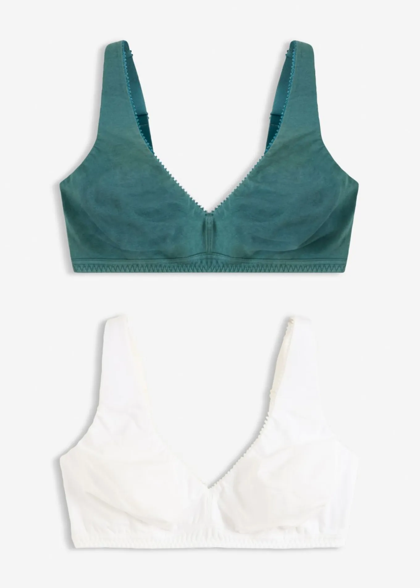 Bralette sin aros con algodón (2 unidades)