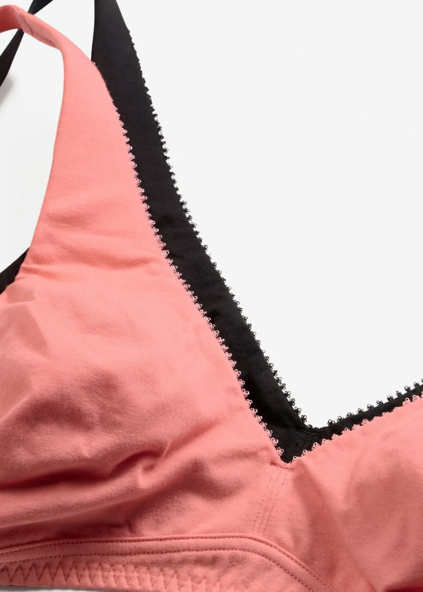 Bralette sin aros con algodón (2 unidades)