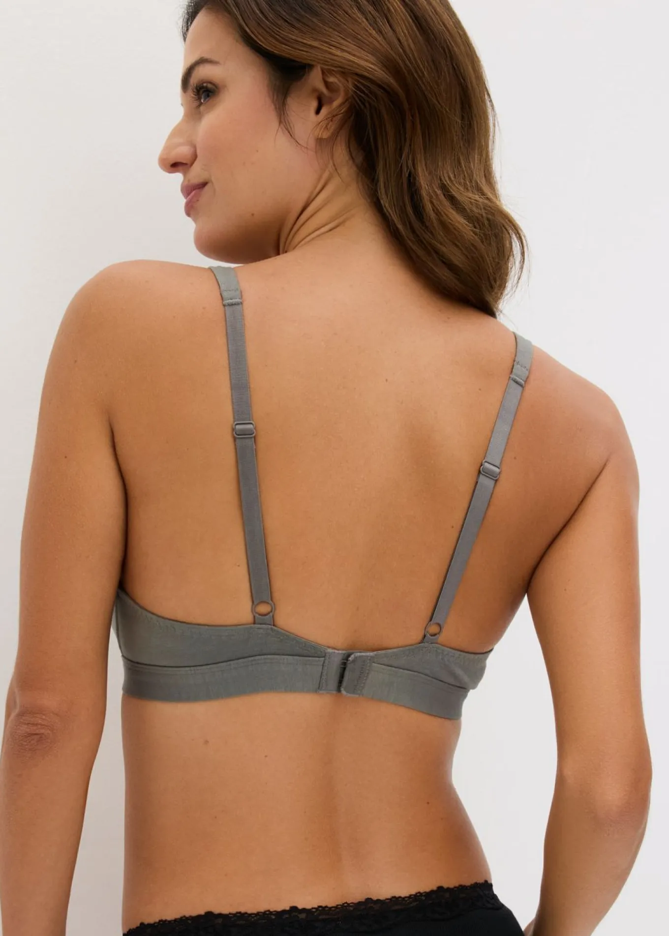 Bralette sin aros con algodón orgánico (2 unidades)