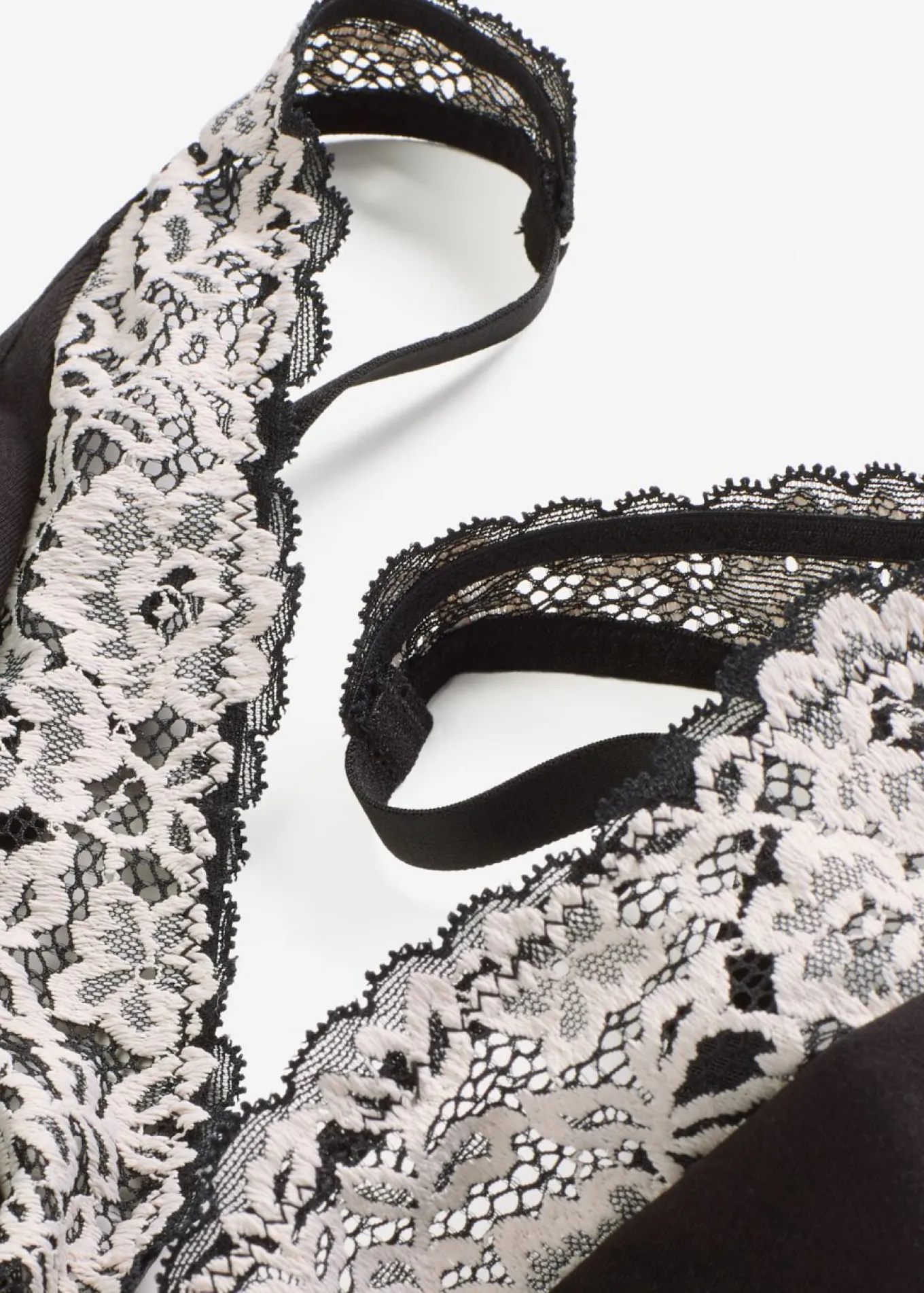 Bralette sin aros con algodón orgánico y encaje