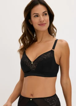 Bralette sin aros con encaje delicado