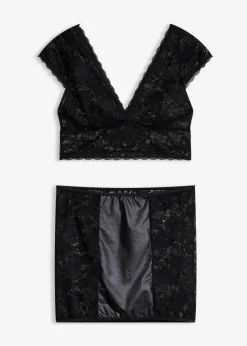 Bustier + falda (conjunto de 2 piezas)