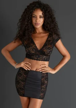 Bustier + falda (conjunto de 2 piezas)