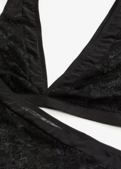 Bustier + tanga de talle alto (2 piezas)