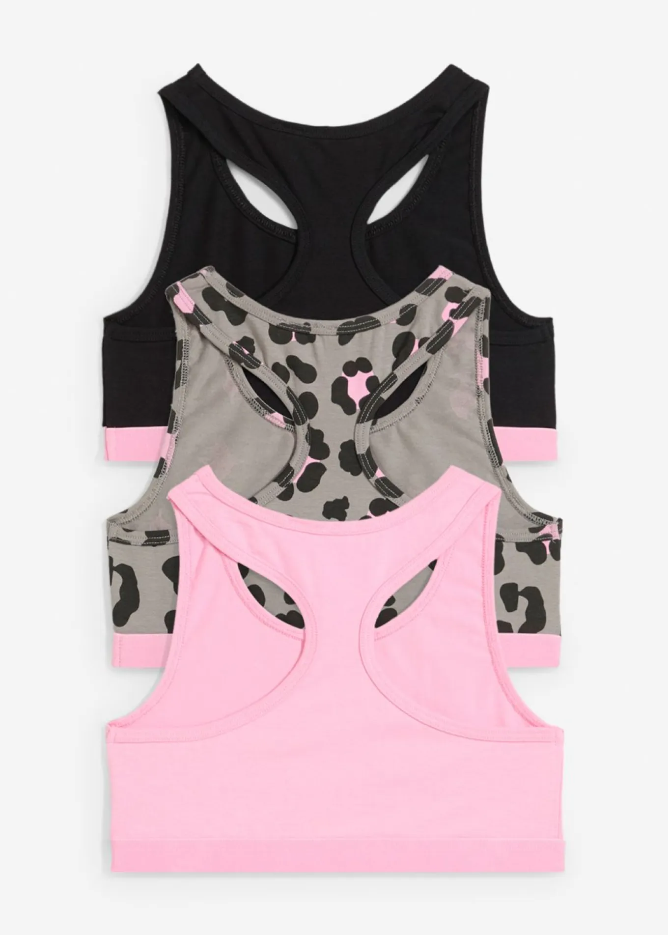 Bustier con algodón orgánico suave (3 unidades)