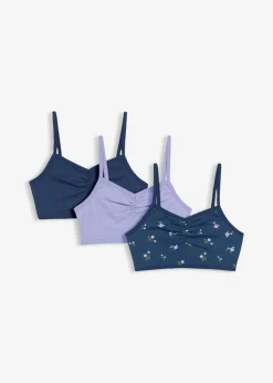 Bustier con algodón orgánico suave (3 unidades)