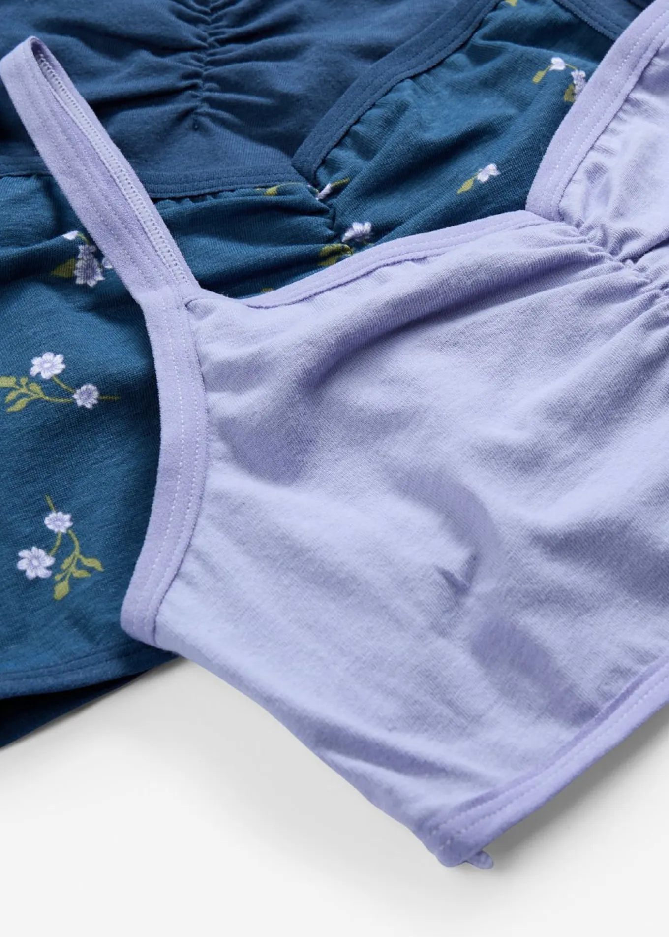 Bustier con algodón orgánico suave (3 unidades)