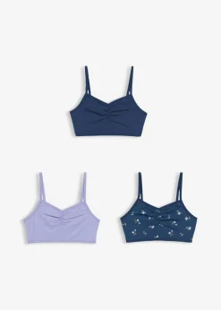 Bustier con algodón orgánico suave (3 unidades)