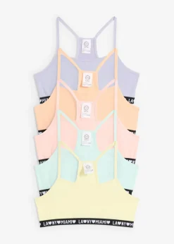 Bustier con algodón orgánico suave (5 unidades)