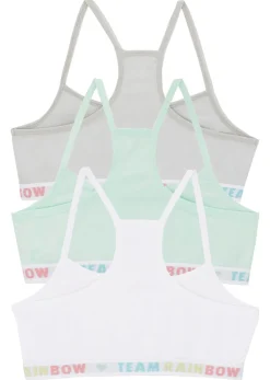 Bustier con algodón suave (3 unidades)