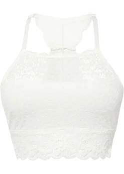 Bustier con encaje elástico