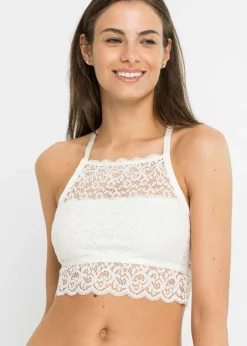 Bustier con encaje elástico